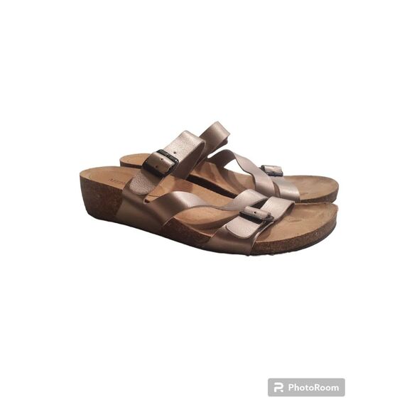 Merona Women's Cork Sandal Size 8.5 With Adjustable buckles (cs) - Picture 2 of 4